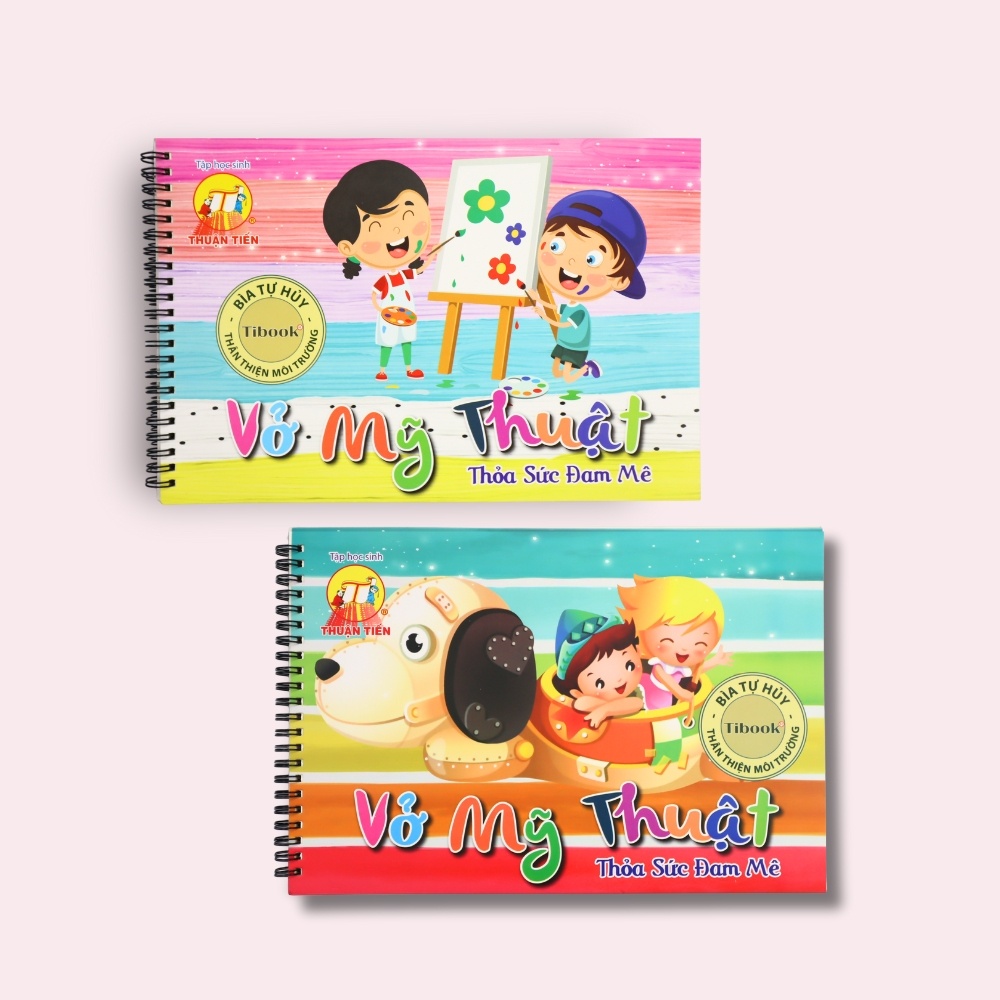 Vở Mỹ Thuật Lò Xo 120 Trang - Thân Thiện Môi Trường