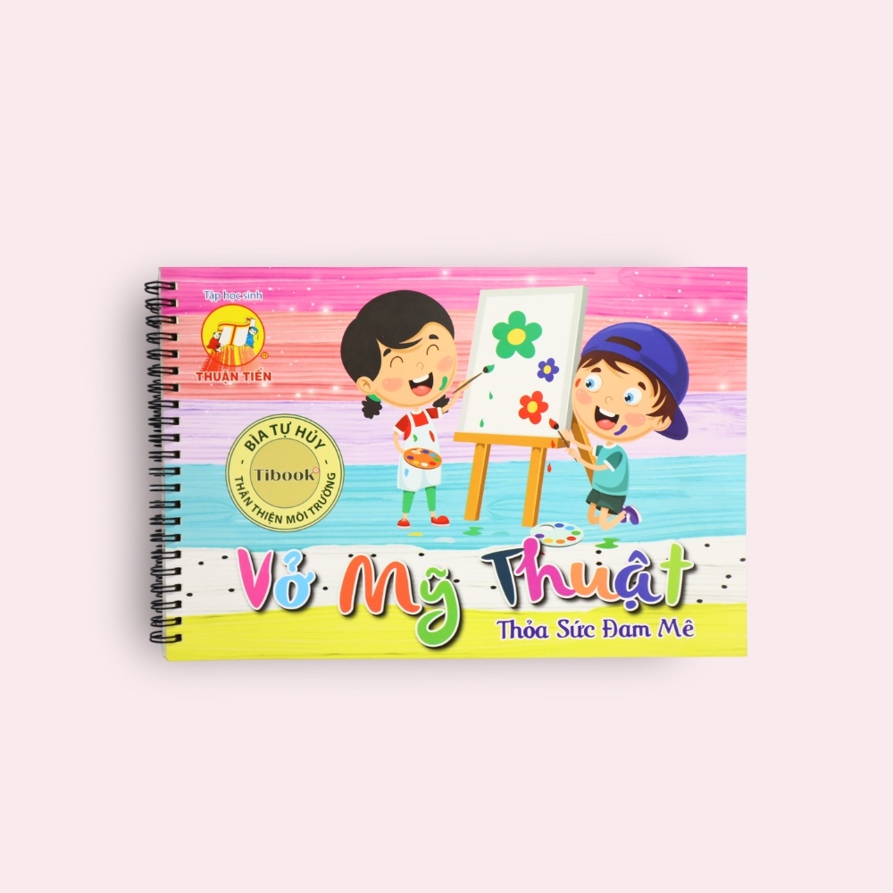 Vở Mỹ Thuật Lò Xo 120 Trang - Thân Thiện Môi Trường