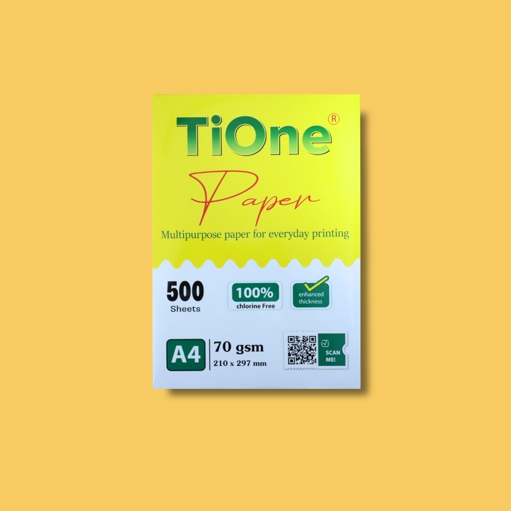 Giấy Photo A4 TiOne ĐL 70gsm Thuận Tiến