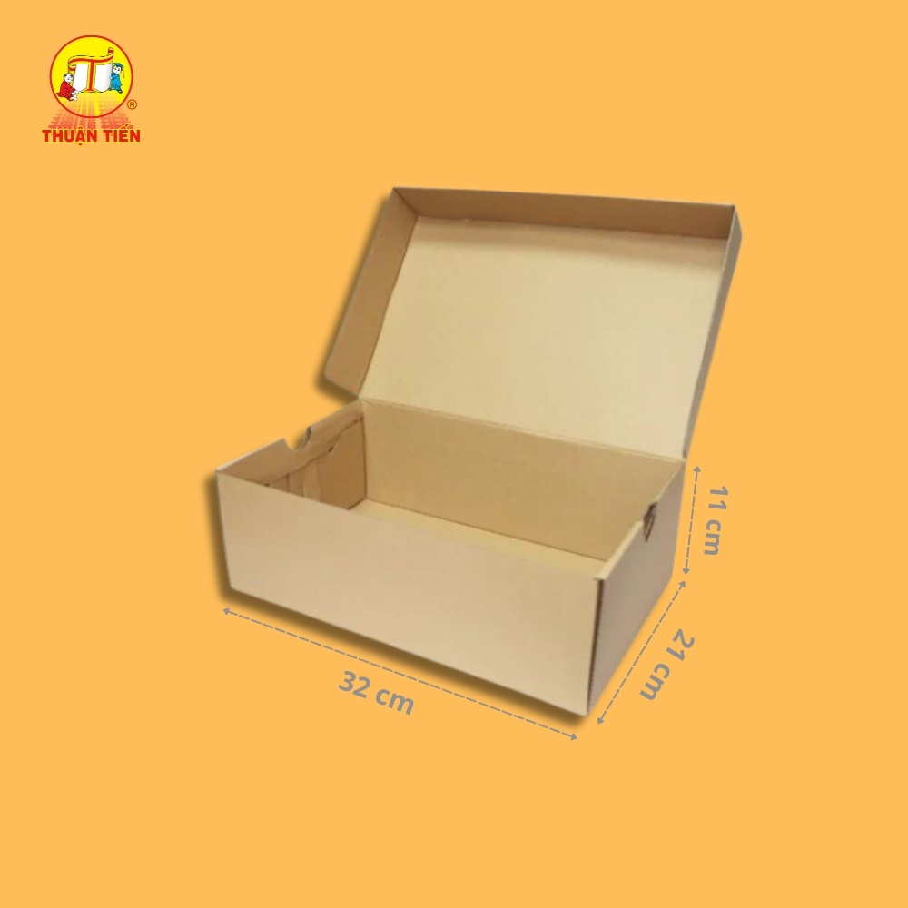 Hộp Carton Đựng Giày Nam Nữ Thuận Tiến - Hộp 32x21x11 CM