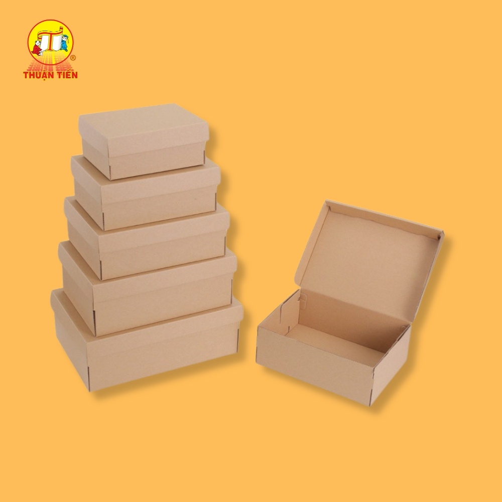 Hộp Carton Đựng Giày Nam Nữ Thuận Tiến - Hộp 32x21x11 CM