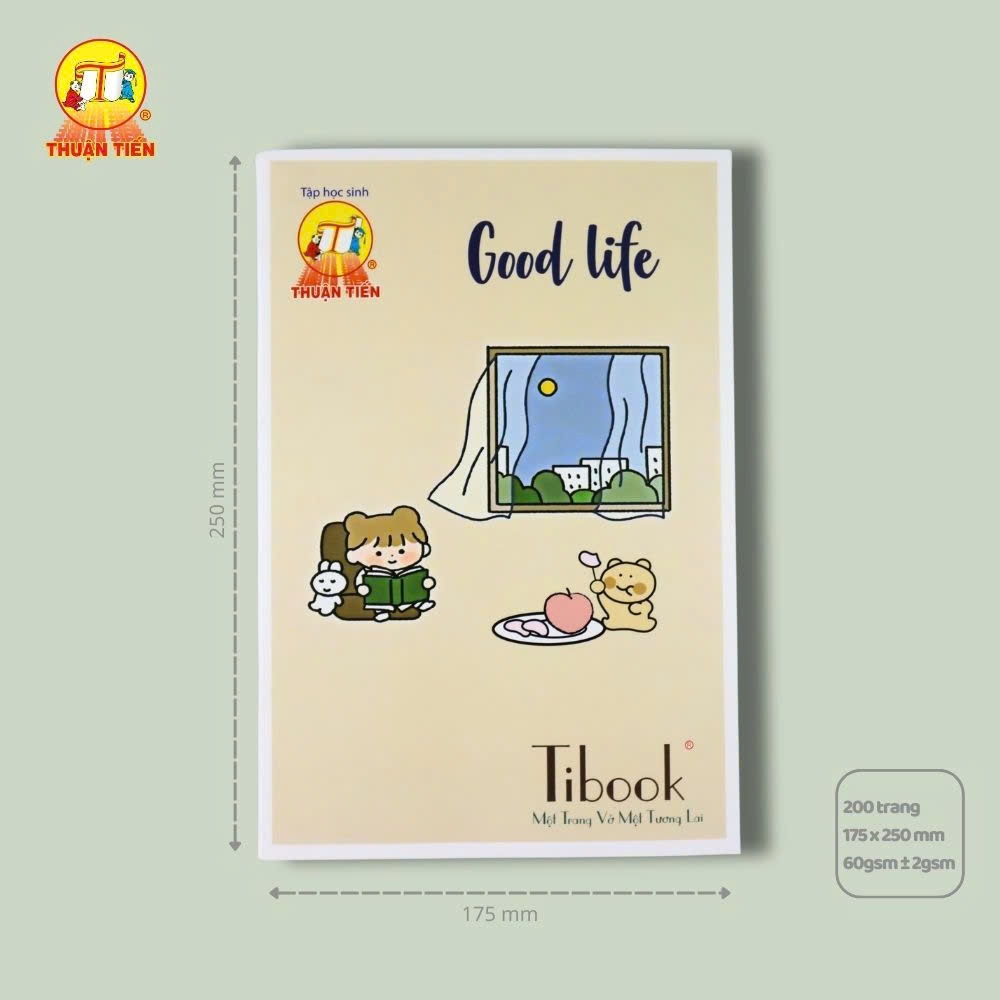 Tập Sinh Viên 200 Trang Good Life Thuận Tiến (60gsm)