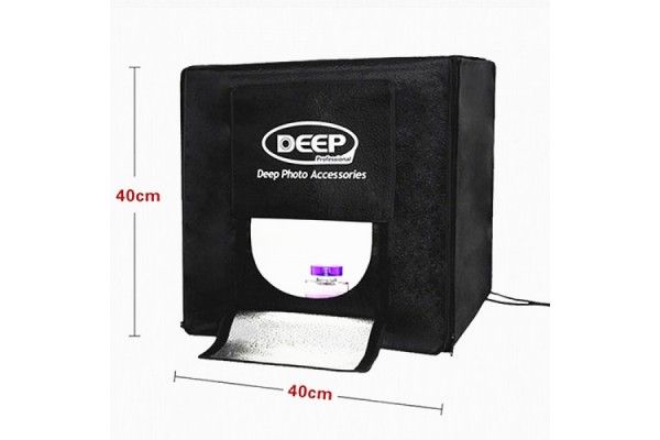 hỘP CHỤP DEEP Led Light box Studio 40x40cm