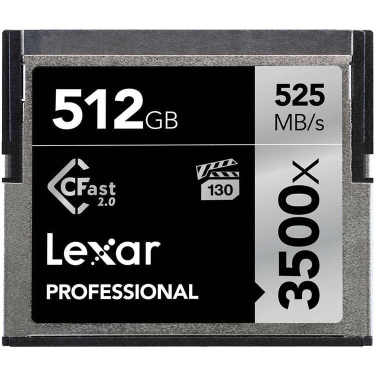 Lexar Professional CFast 512GB 3500x 525mb/s