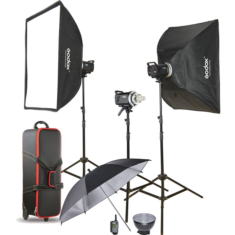 Bộ đèn Godox Studio Flash Kit MS300  (3 đèn)