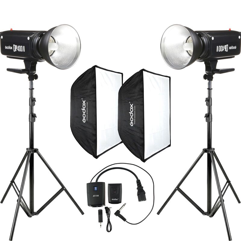 Bộ đèn Godox DP Studio Flash Kit DP400II (2 đèn)