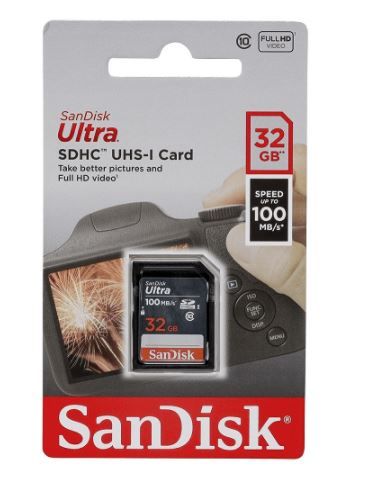 Thẻ nhớ SDHC Sandisk Ultra 32GB 100Mb/s