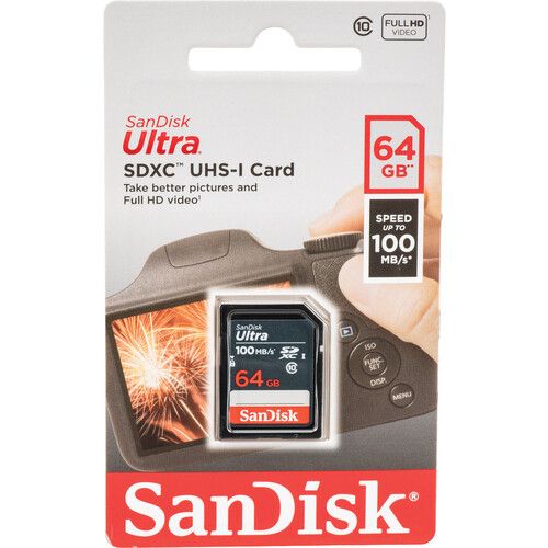 Thẻ Nhớ SanDisk 64GB Ultra SDXC HS-I Card 100mb/s