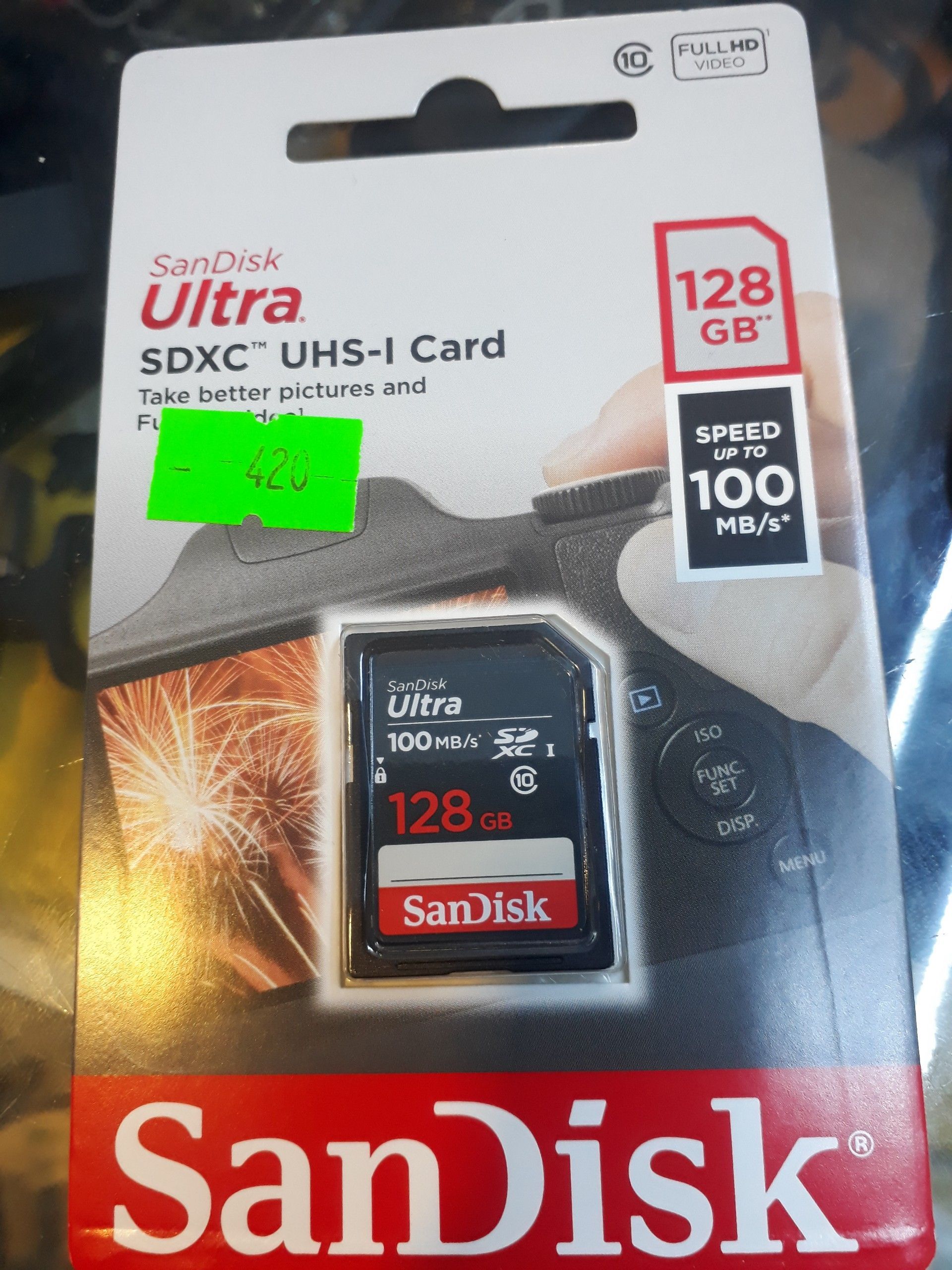 Thẻ nhớ Sandisk Ultra SDXC 128gb 100mb/s