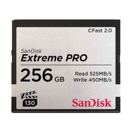 Thẻ Nhớ Sandisk CFast 256Gb 525Mb/s