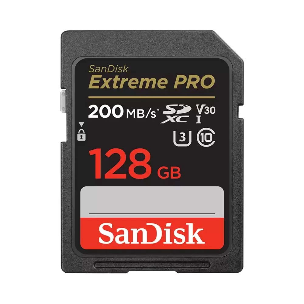 Thẻ nhớ SDXC SanDisk Extreme Pro U3 V30 128GB 200MB/s SDSDXXD-128G-GN4IN