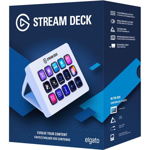 Elgato Stream Deck MK.2 Interface de contrôle Tactile 15 Touches LCD