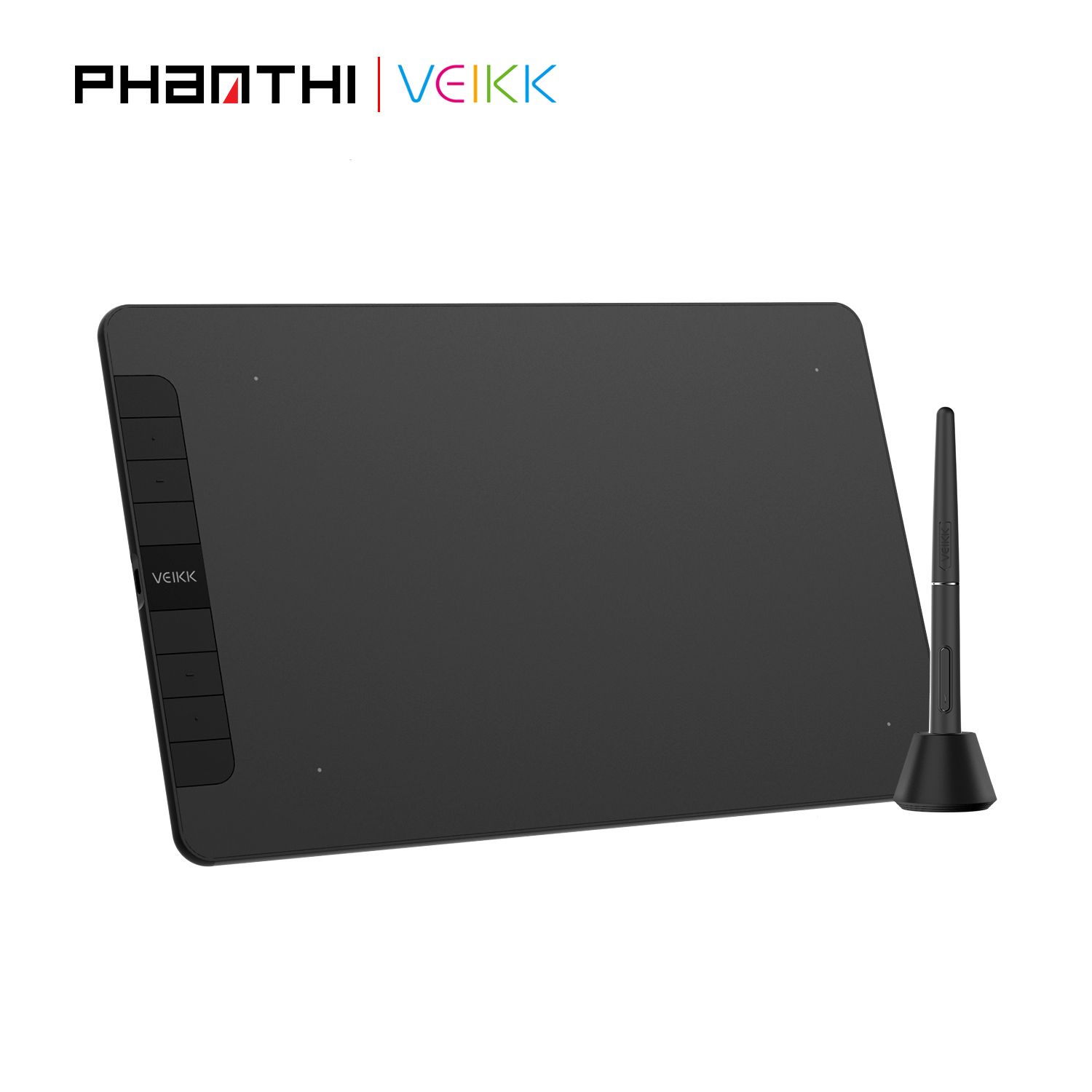 Bảng Vẽ Điện Tử VEIKK VK1060 Android Cảm Ứng Nghiêng Mặt Nhám Mô Phỏng Giấy Vẽ