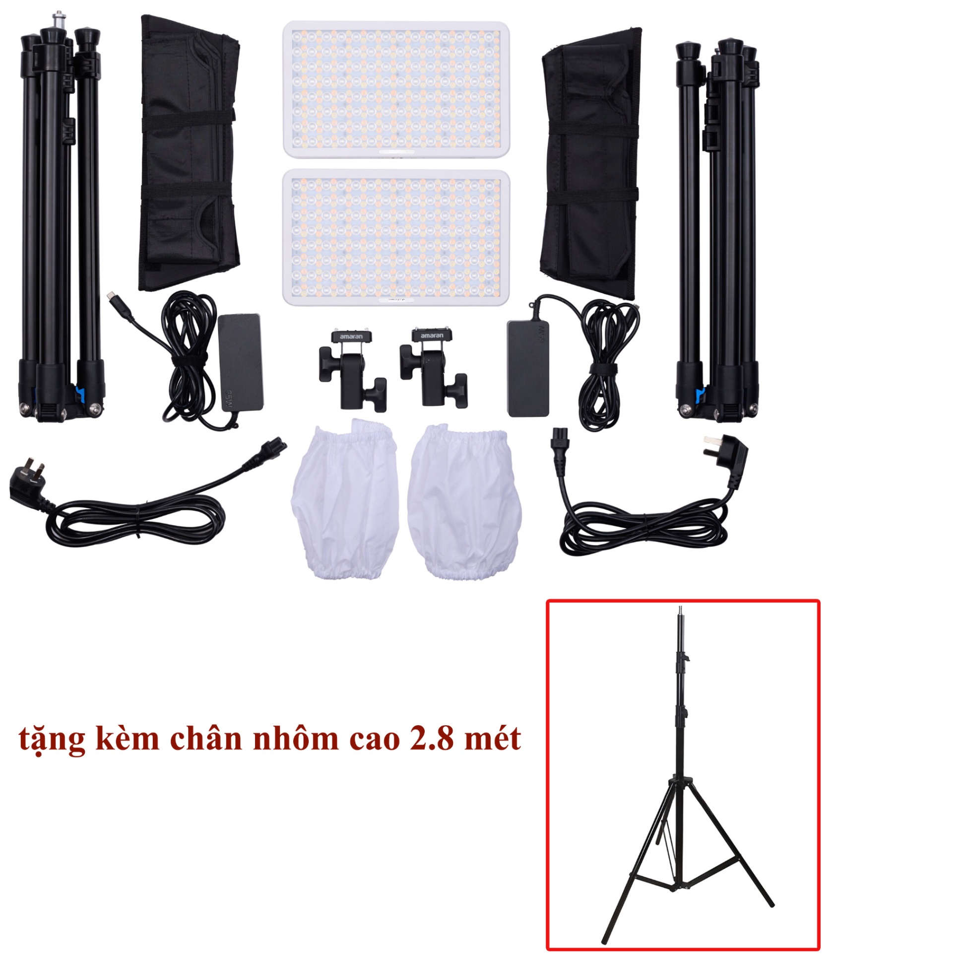 Đèn amaran Pano 60c 2-Light Kit (White)
