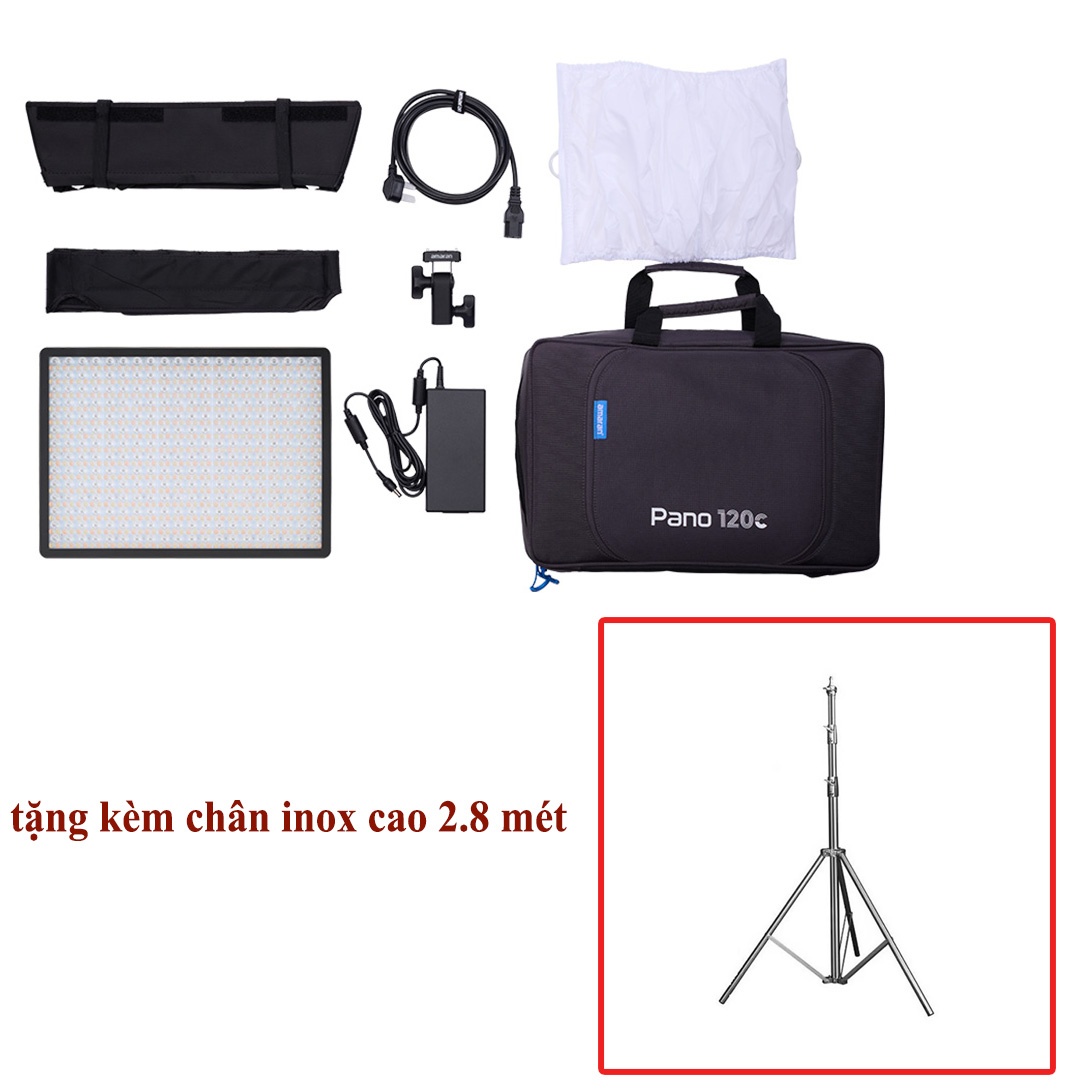 Đèn amaran Pano 120c (Charcoal)