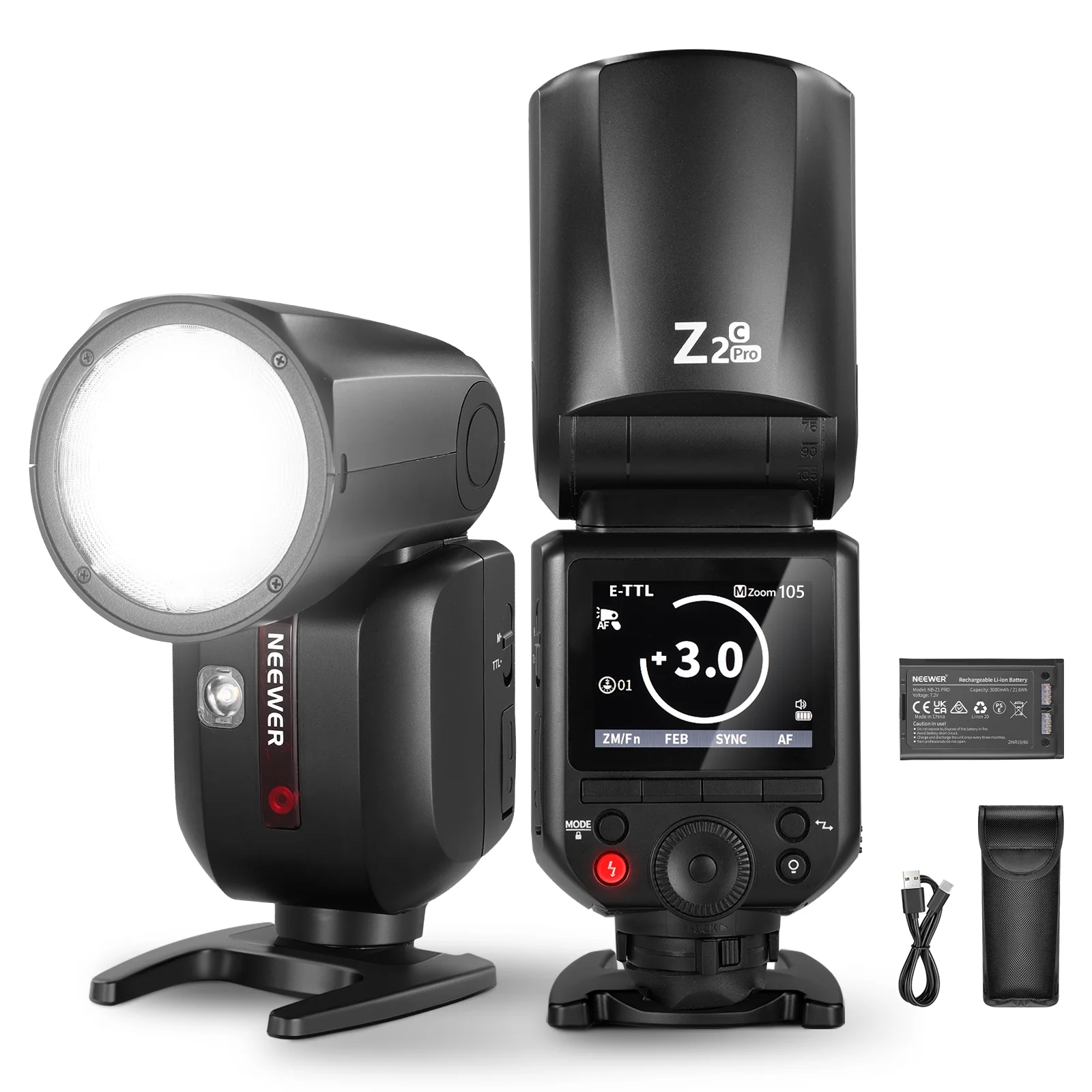 Đèn Flash Máy Ảnh Neewer Z2 Pro 76Ws For Canon