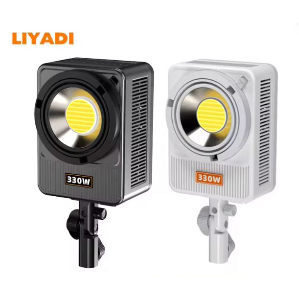 LIYADI 330W LED Video Light 2800K-6500K Live Professional Fill Light COB
