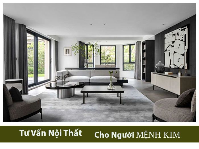 Tư vấn nội thất cho người mệnh Kim