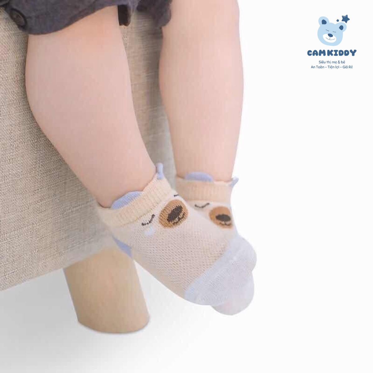 Set 5 đôi tất Kid Sock điều hòa cho bé có size