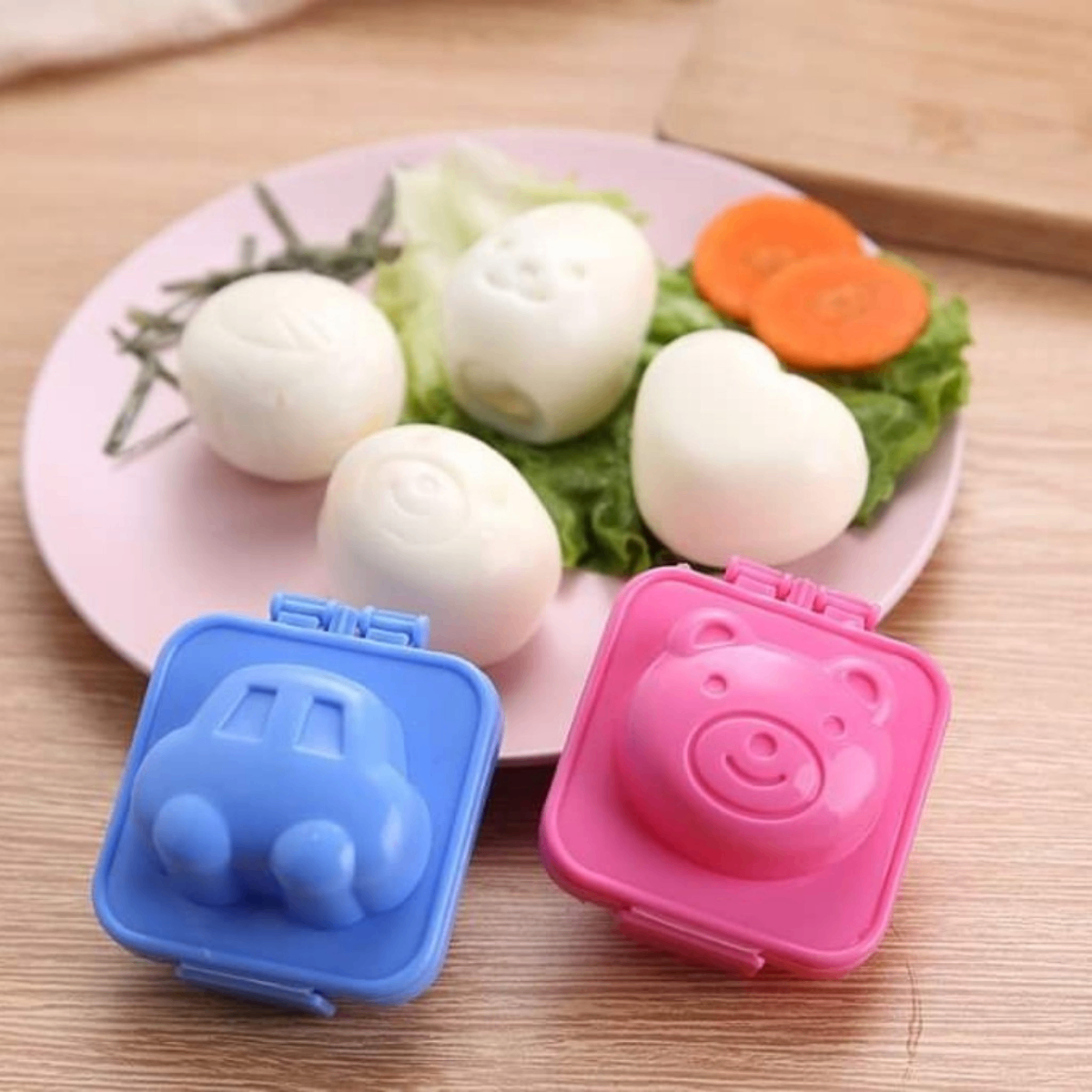 Set 6 chiếc Khuôn làm cơm Bento, làm bánh, tạo hình trứng cho bé