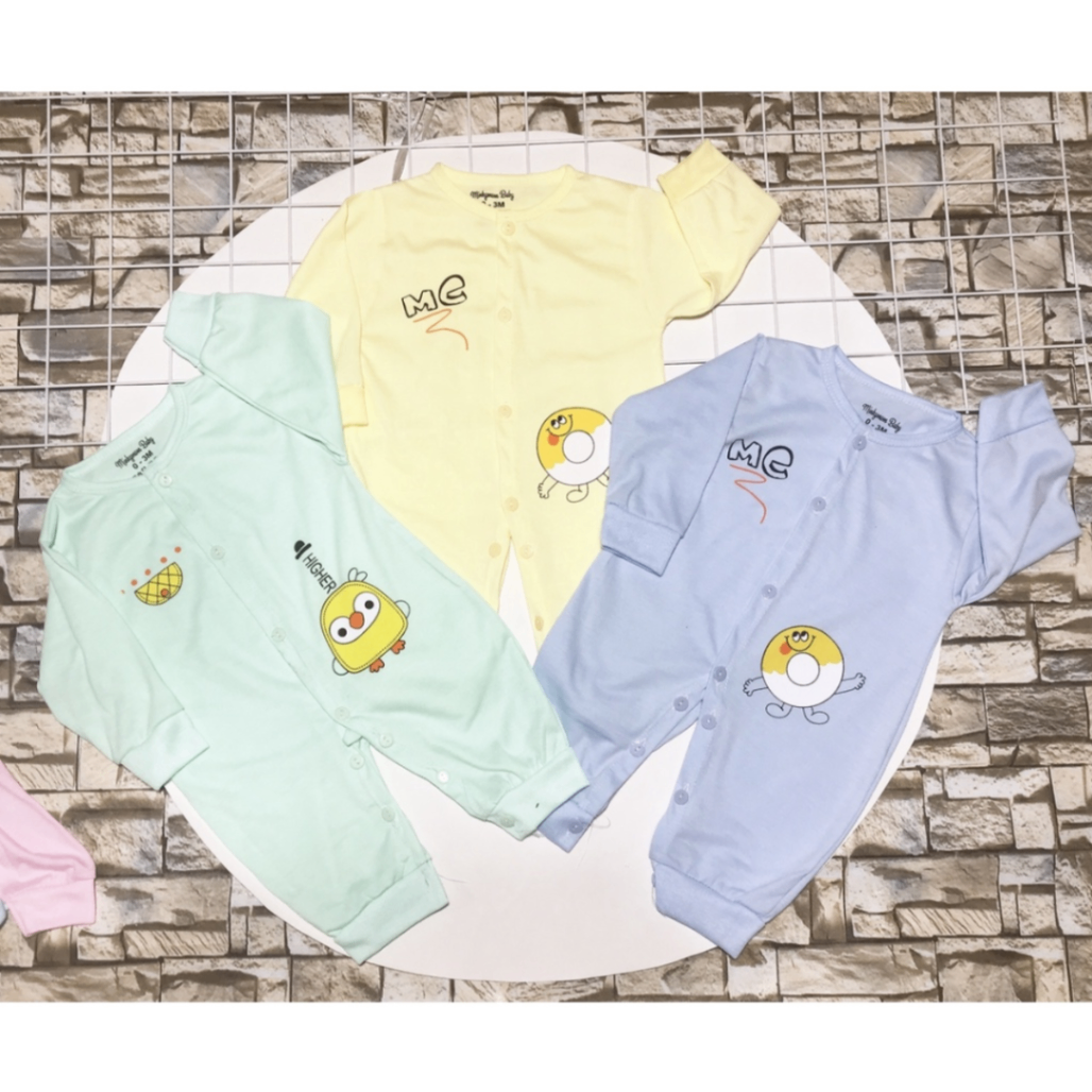 Body dài tay cotton cho bé có SIZE 0-6 tháng