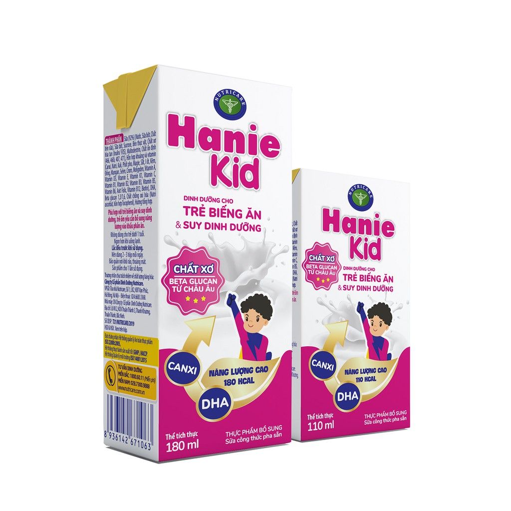 Sữa nước hanie kid 110 ml