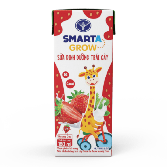 Sữa trái cây smarta hương dâu 180 ml