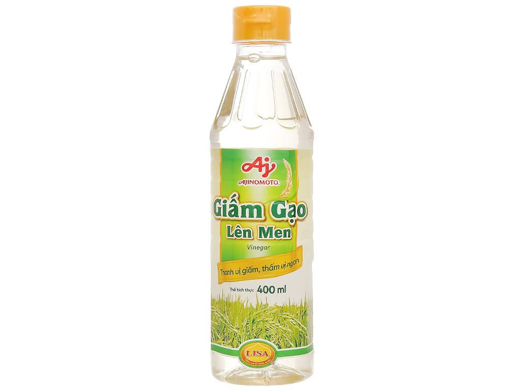 Giấm gạo lên men ajinomoto 400ml