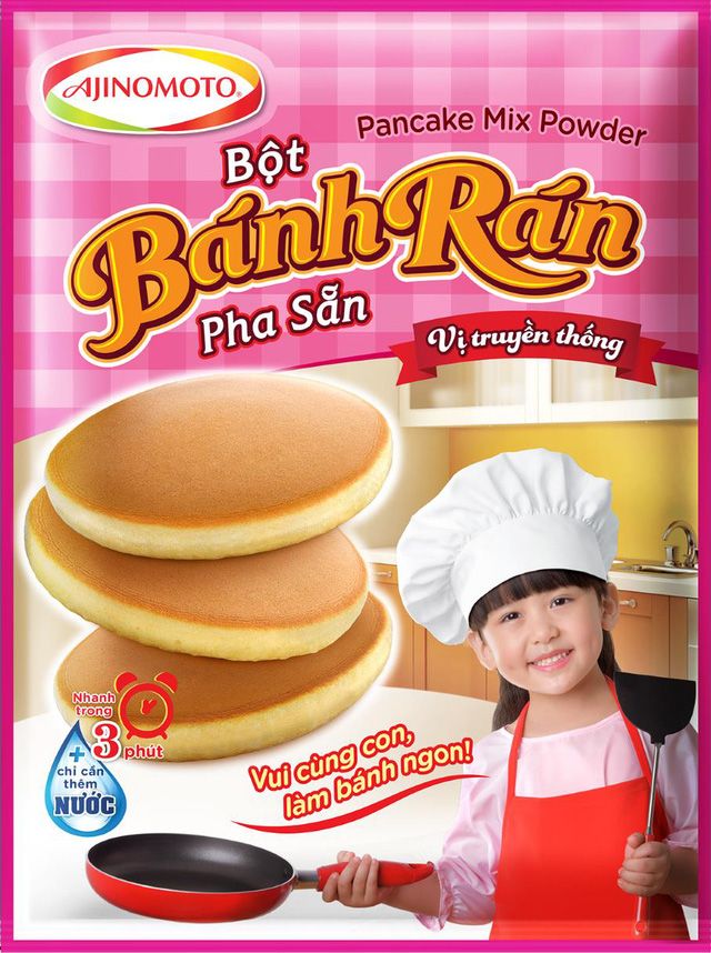 Bột bánh rán pha sẵn ajinomoto