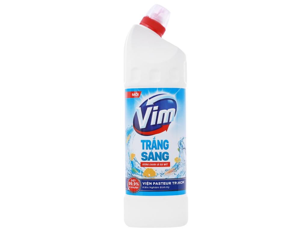 Nước tẩy bồn cầu vim hương sả chanh 870ml