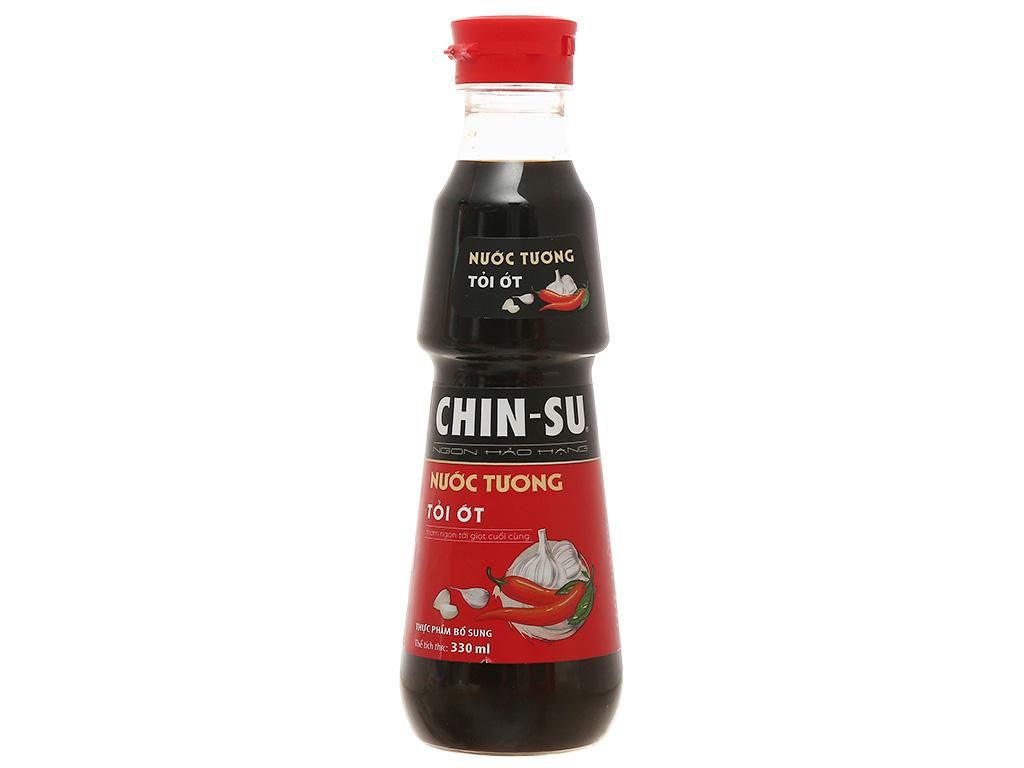 Nước tương tỏi ớt chinsu 330ml