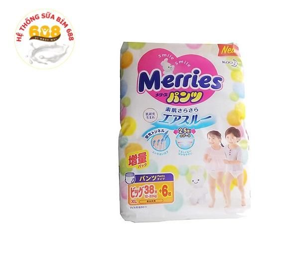 Bỉm Merries nội địa size XL