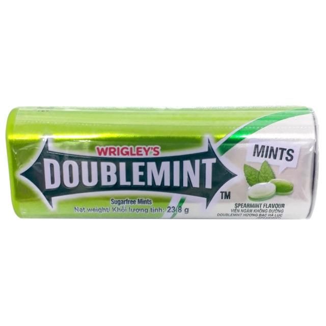 Kẹo ngậm không đường doublemint hương bạc hà 23.8g