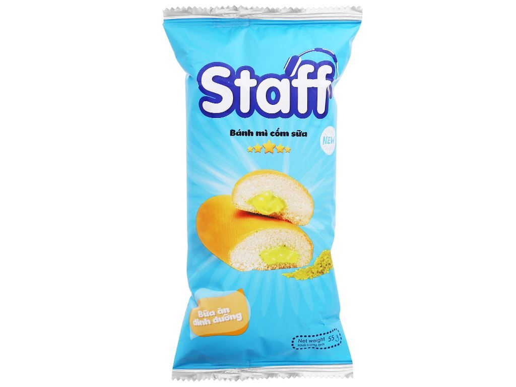 Bánh mỳ tươi cốm sữa staff