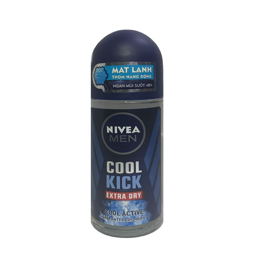 Lăn khử mùi nivea mát lạnh ngăn mùi cool kick 48h nam 50ml