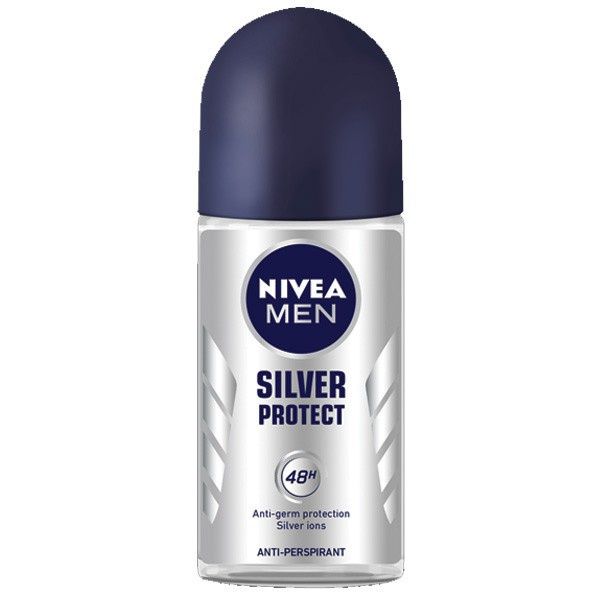 Lăn khử mùi nivea diệt khuẩn silver protect 48h nam 50ml