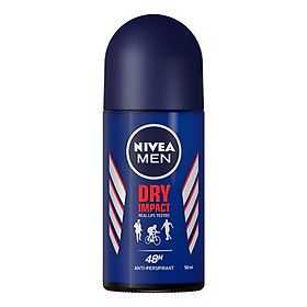 Lăn khử mùi nivea khô thoáng vượt trội dry impact 72h nam 50ml