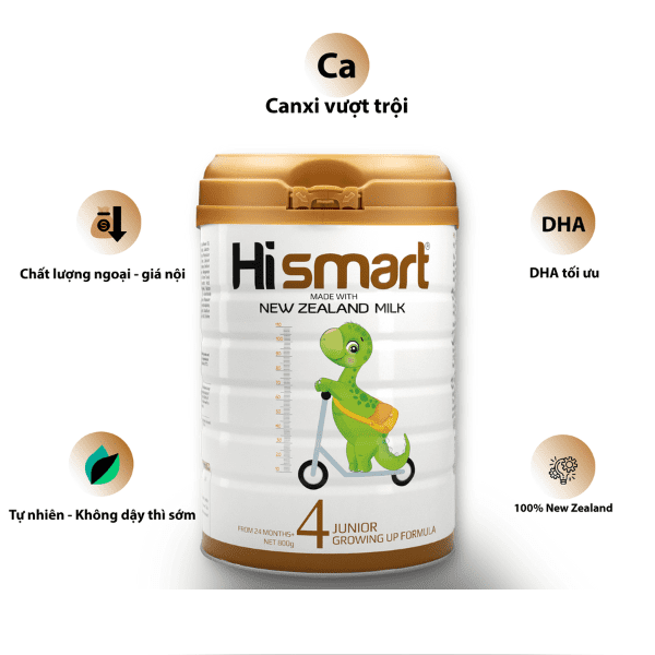 Sữa bột hismart số 4 800gr