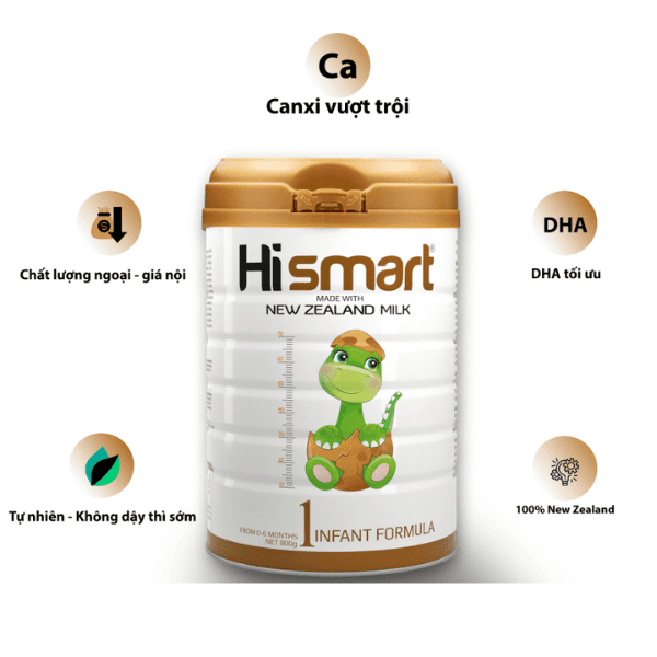 Sữa bột hismart số 1 800gr