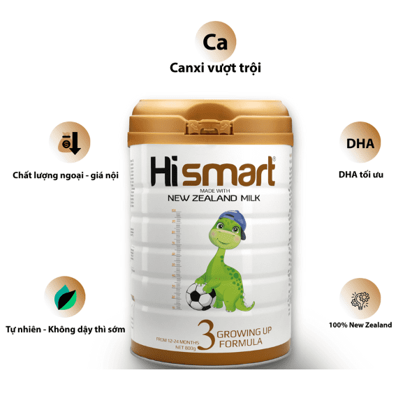 Sữa bột hismart 800gr số 3