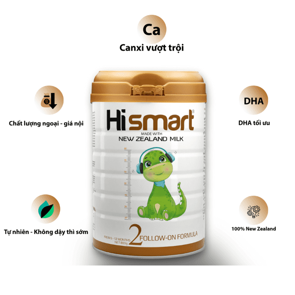 Sữa bột hismart số 2 800gr