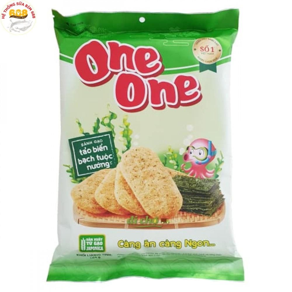 Bánh gạo one one tảo biển 104g