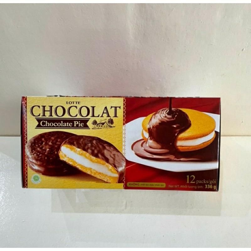 Bánh lotte chocolat 336g (hộp 12 cái)