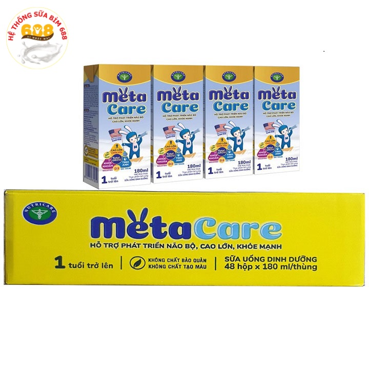 Sữa tươi Metacare Vàng 180ml