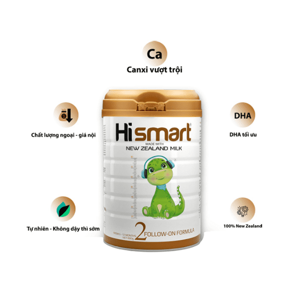 Sữa bột hismart số 2 800gr