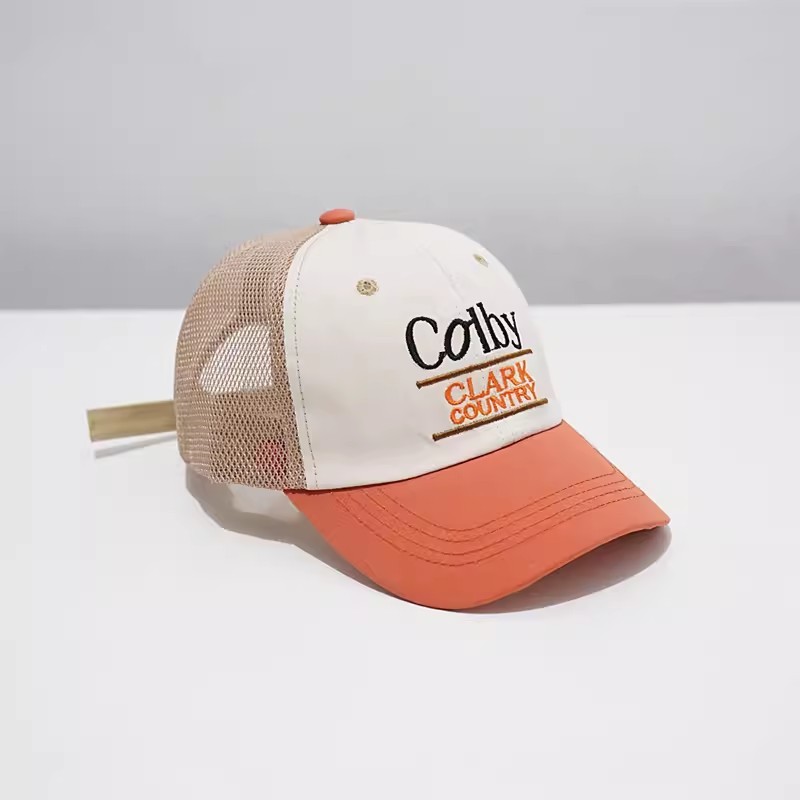Mũ Colby Trắng Cam