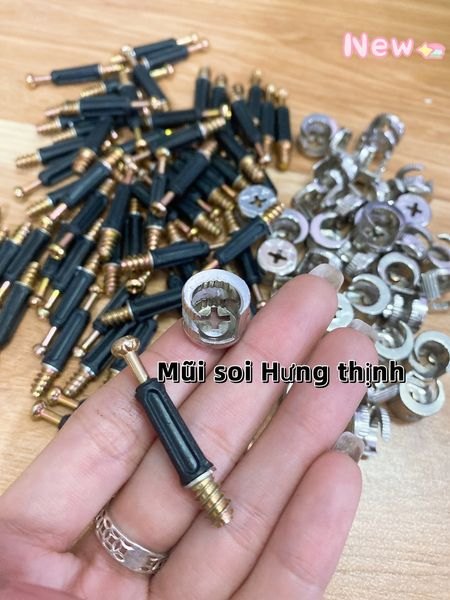 chốt-ốc cam 2 thành phần (100 chiếc) cao cấp