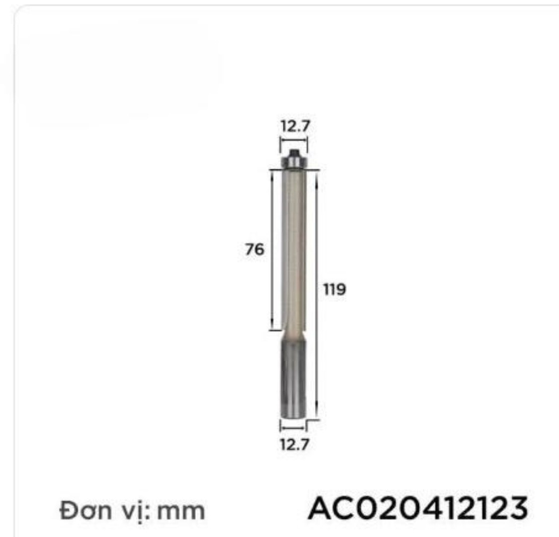 Mũi lấy nền dài đầu bi AC0204