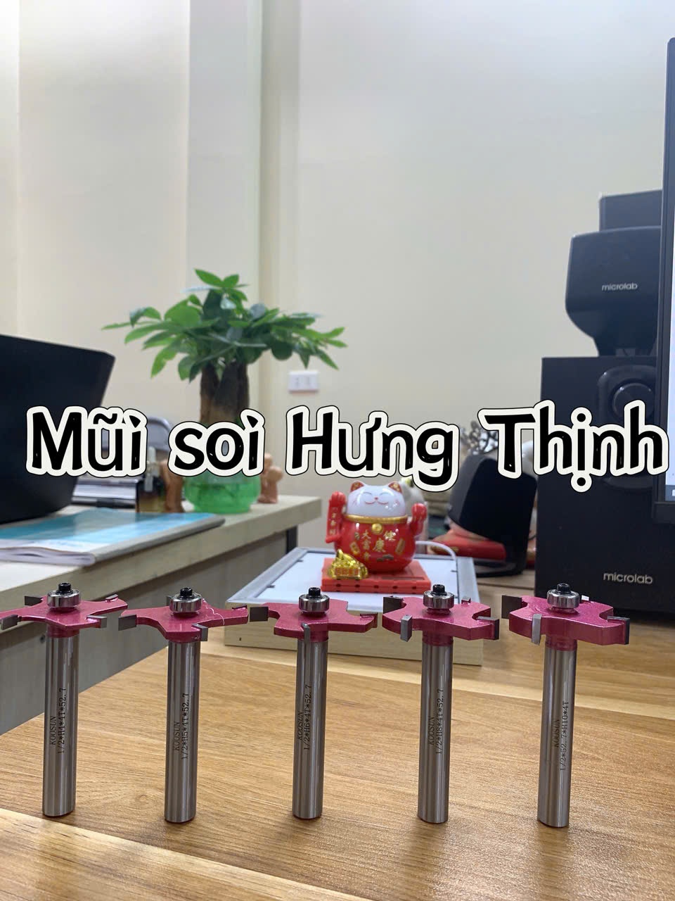 MŨI CUỐC 4 CÁNH CÓ BI KOOSUN ( cốt dài 7cm )