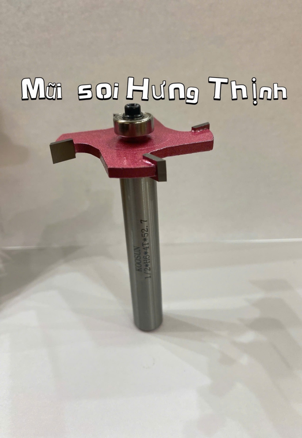 MŨI CUỐC 4 CÁNH CÓ BI KOOSUN ( cốt dài 7cm )